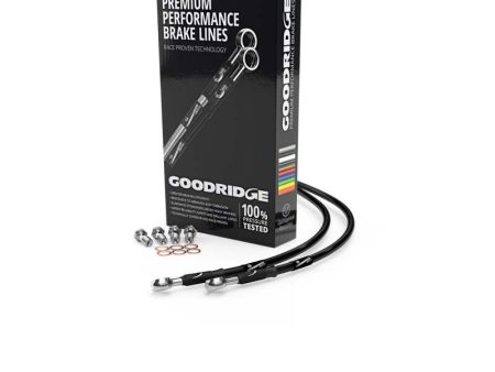 Goodridge 97-02 Yamaha TDM850 Black Race Front SS Brake Lines Fashion