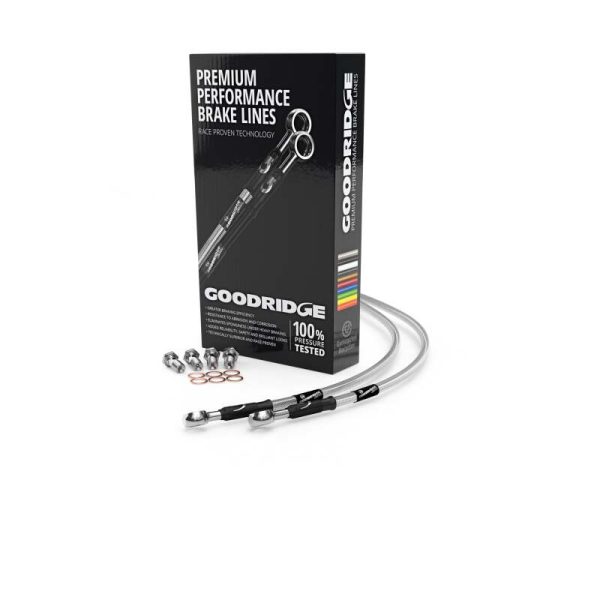 Goodridge 10-15 Yamaha FZ8 NA SA ABS Clear Front SS Brake Lines For Cheap