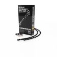 Goodridge 96-00 Yamaha TRX850 Black Front SS Brake Lines w Black Fittings Hot on Sale