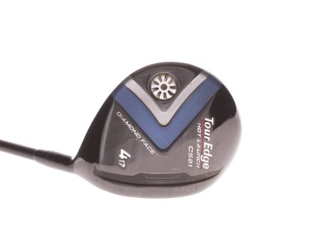 Tour Edge Hot Launch C521 Graphite Men s Right Fairway 4 Wood 17 Degree Senior - Aldila Rogue 50 A on Sale