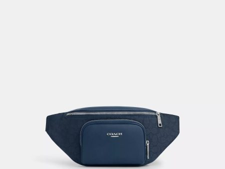 Coach Outlet Racer Belt Bag In Signature Jacquard Supply