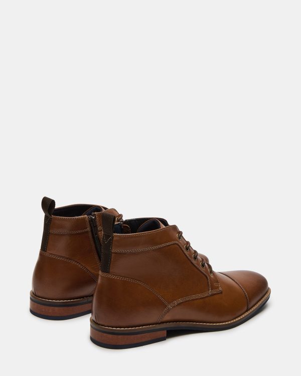 KREW COGNAC LEATHER Cheap