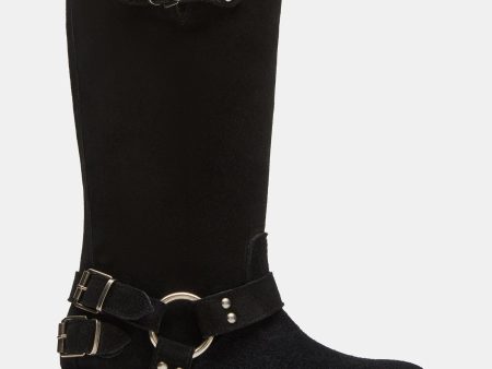 ASTOR BLACK SUEDE Hot on Sale