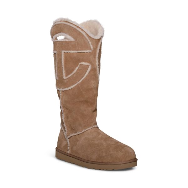 UGG X Telfar Logo Tall Chestnut Boots - All Gender on Sale