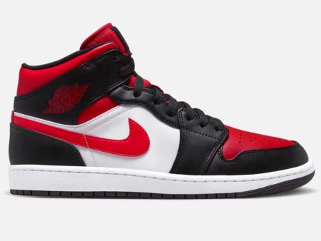 Air Jordan 1 Mid  Bred Toe  For Discount