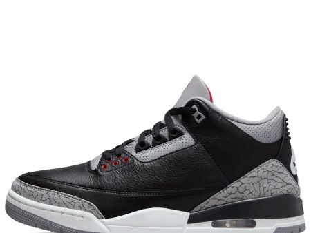 Air Jordan 3 Retro  Black Cement  - Black Fire Red on Sale