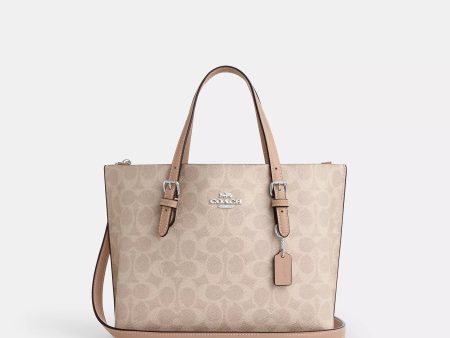 Coach Outlet Mollie Tote Bag 25 In Signature Canvas For Discount