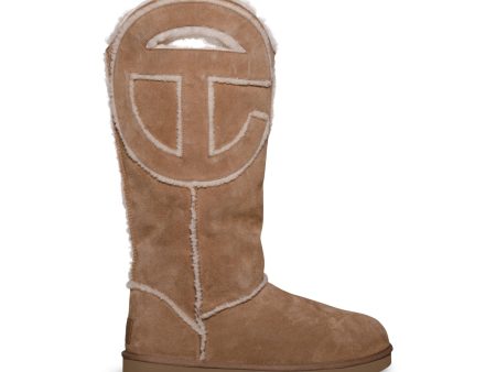 UGG X Telfar Logo Tall Chestnut Boots - All Gender on Sale