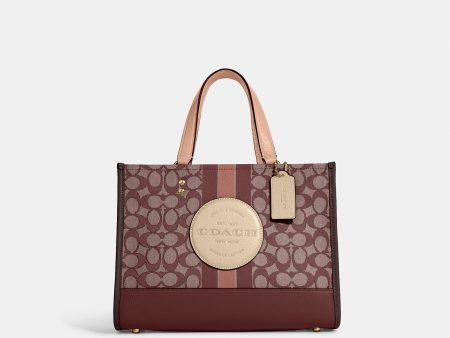 Coach Outlet Dempsey Carryall In Signature Jacquard With Stripe And Coach Patch Sale