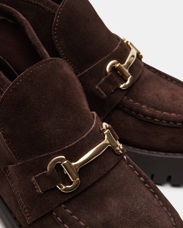 LEON CHOCOLATE BROWN SUEDE Sale