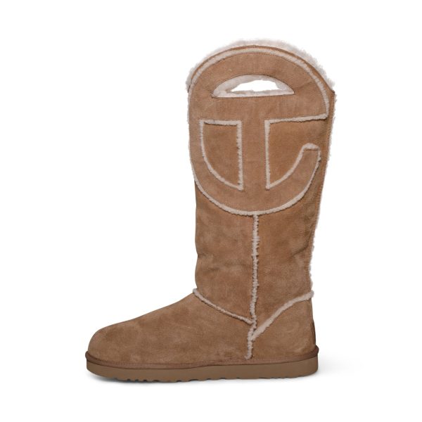 UGG X Telfar Logo Tall Chestnut Boots - All Gender on Sale