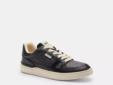 Coach Outlet Clip Court Low Top Sneaker In Signature Canvas Cheap