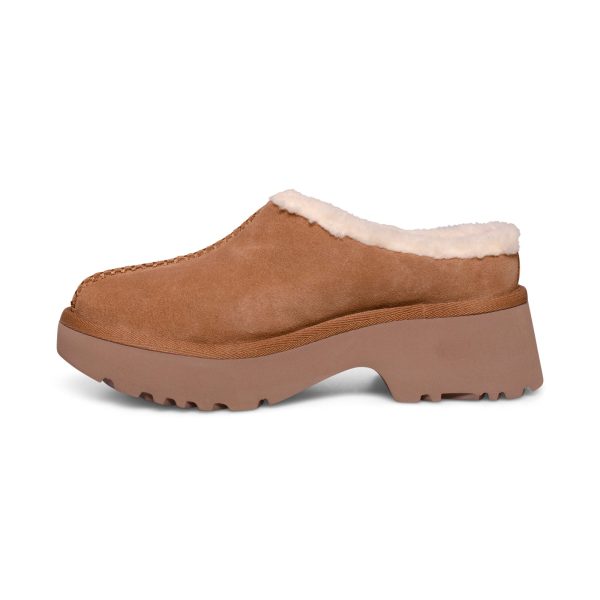 UGG New Heights Cozy Clog Chestnut Shoes - Women s on Sale