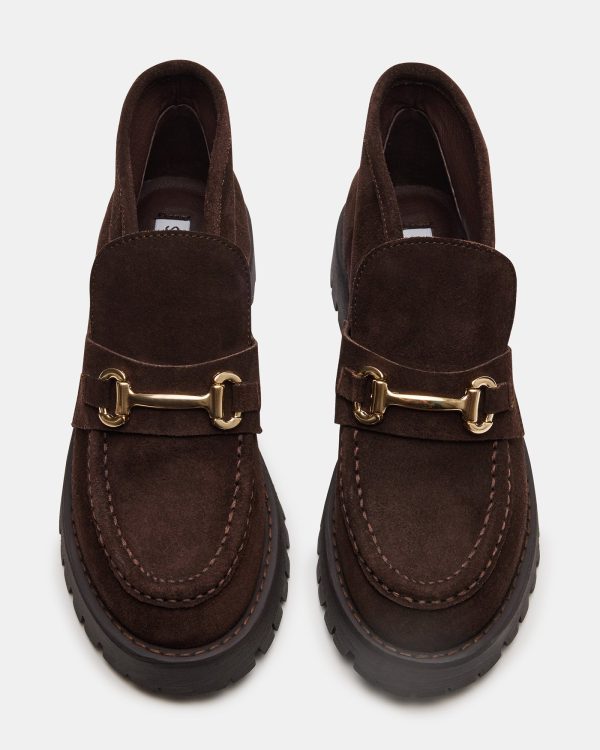 LEON CHOCOLATE BROWN SUEDE Sale