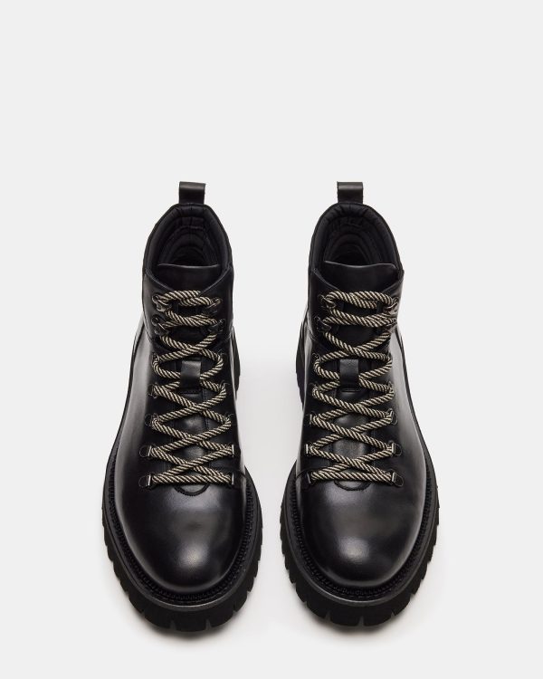 FERGUS BLACK LEATHER Online Sale