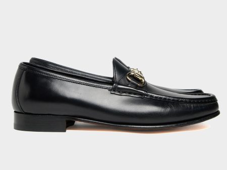 Yuketen Moc Ischia Horsebit Loafer in Black For Cheap