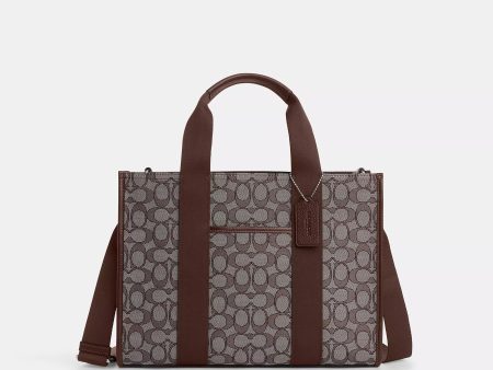 Coach Outlet Smith Tote Bag In Signature Jacquard For Cheap