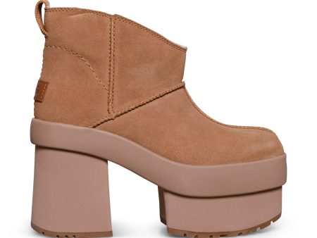 UGG New Heights Platform Mini Chestnut Boots - Women s on Sale