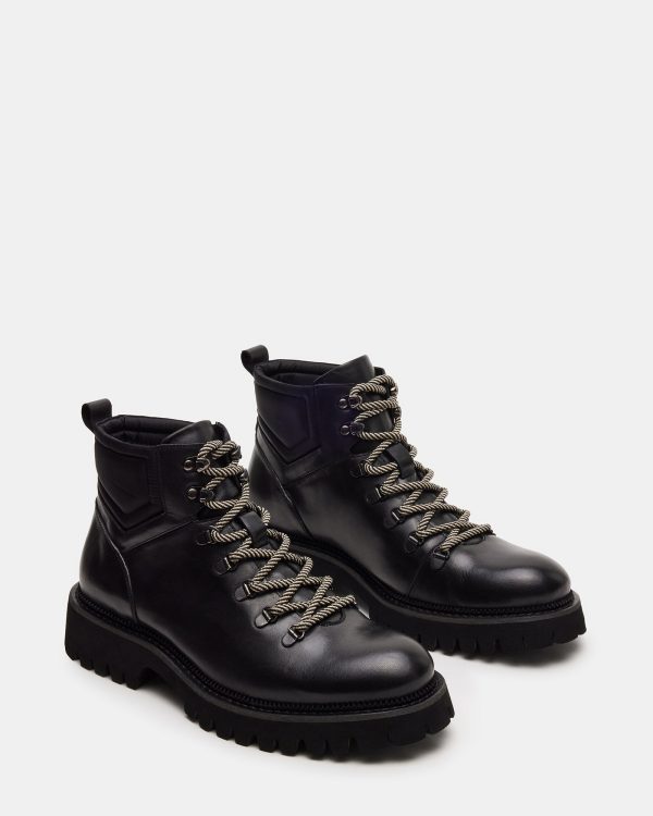 FERGUS BLACK LEATHER Online Sale