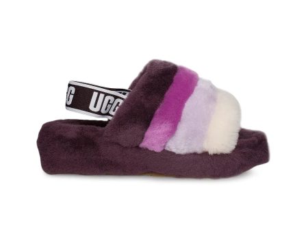 UGG Fluff Yeah Slide Port Multi Slippers - Women s Online