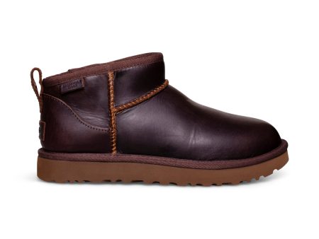 UGG Classic Ultra Mini Leather Regen Ironwood Boots - Men s Fashion