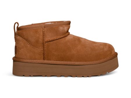 UGG Classic Ultra Mini Platform Chestnut Boots - Youth Online Hot Sale