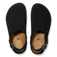 Birkenstock Lutry Premium Suede Leather in Black Discount