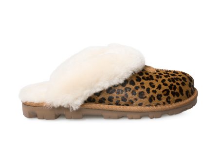 UGG Coquette Leopard Natural Slippers - Women s For Sale