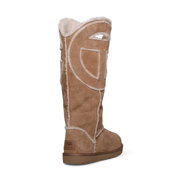 UGG X Telfar Logo Tall Chestnut Boots - All Gender on Sale