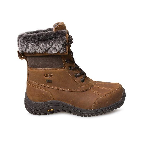 UGG Adirondack II Luxe Quilt Friar Brown Boots - Women s Sale