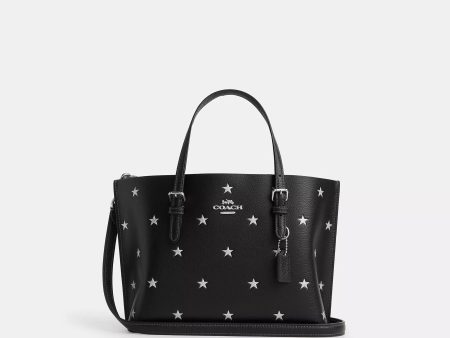 Coach Outlet Mollie Tote Bag 25 With Star Print on Sale