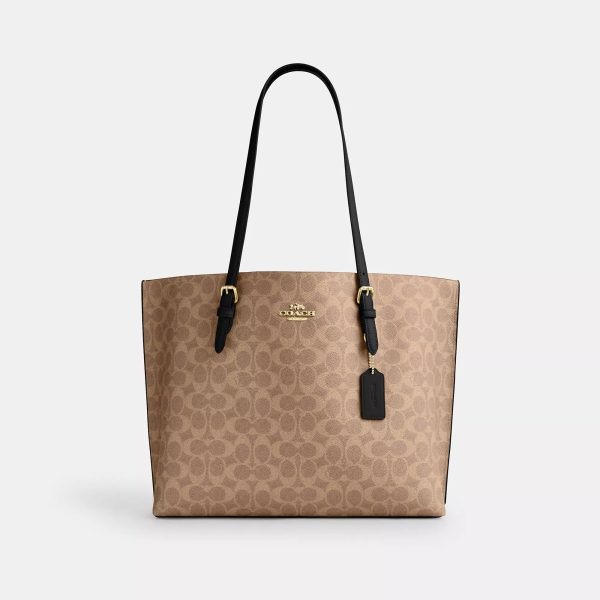 Coach Outlet Mollie Tote Bag In Signature Canvas For Discount