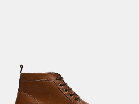 KREW COGNAC LEATHER Cheap