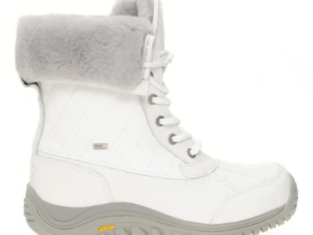 UGG Adirondack Quilted White Boots Online