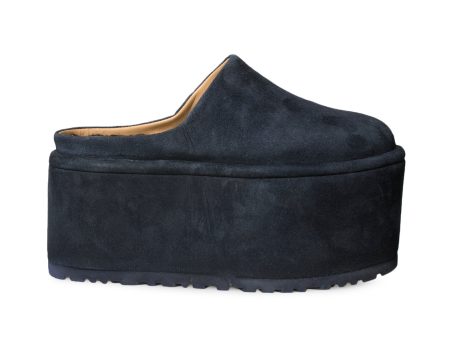 UGG X Molly Goddard Platform Navy Shoes - Women s For Cheap