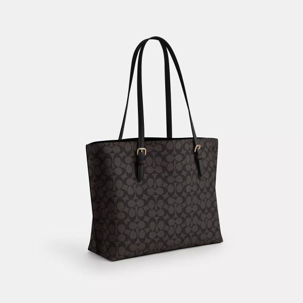 Coach Outlet Mollie Tote Bag In Signature Canvas For Discount