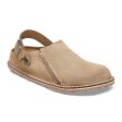 Birkenstock Lutry Premium Suede Leather in Gray Taupe Discount