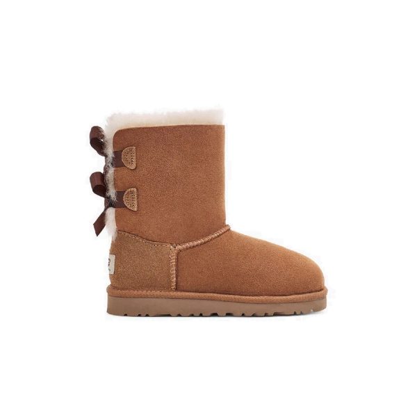 UGG Kids  Bailey Bow II (Chestnut) Fashion