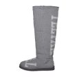 UGG X Telfar Fleece Tall Heather Grey Boots - Women s Fashion