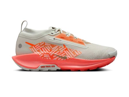 Women s Nike  Pegasus Trail 5 GORE-TEX Waterproof Trail Running Shoe - Light Silver Hyper Crimson Wild Mango - Regular B) on Sale