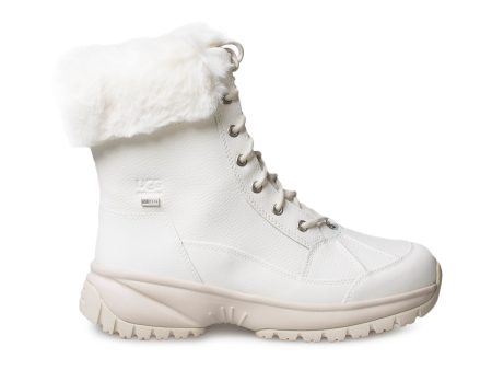 UGG Yose Fluff White Boots - Women s Online Hot Sale