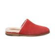 UGG Chateau Slip On Samba Red Slippers - Women s Sale