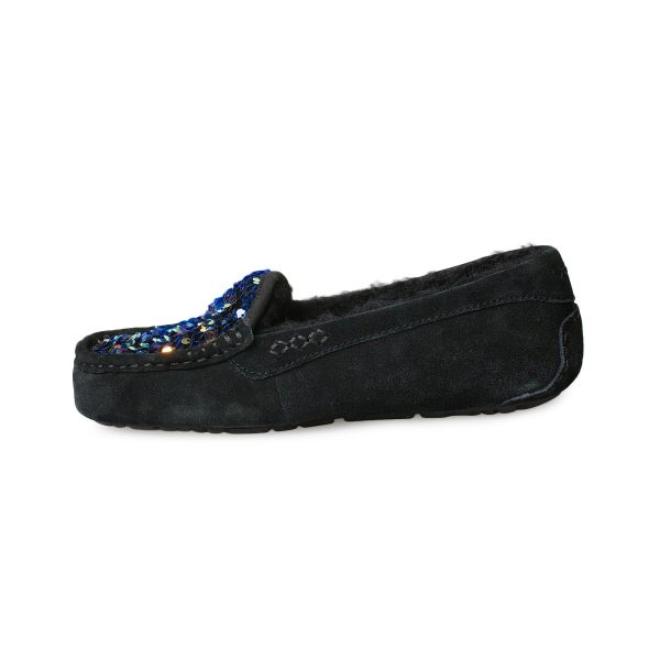 UGG Ansley Stellar Sequin Black Slippers - Women s Online Sale