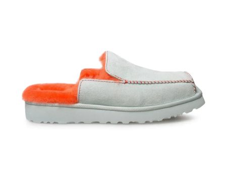 UGG Eckhaus Latta Block Slide Sky Grey Mandarin Orange Shoes - Women s Supply