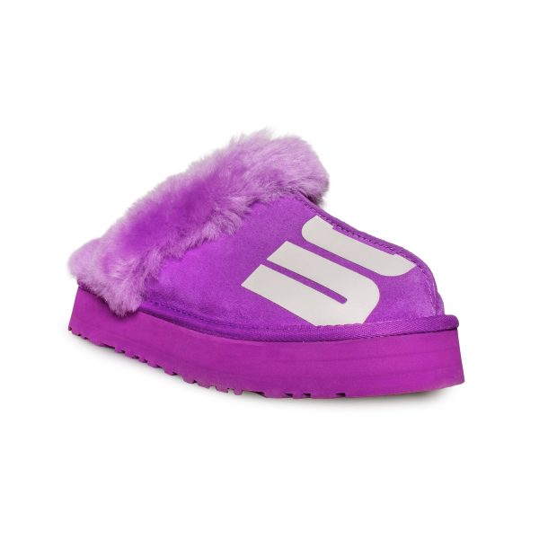 UGG Disquette Chopd Purple Sky Slippers - Women s Hot on Sale