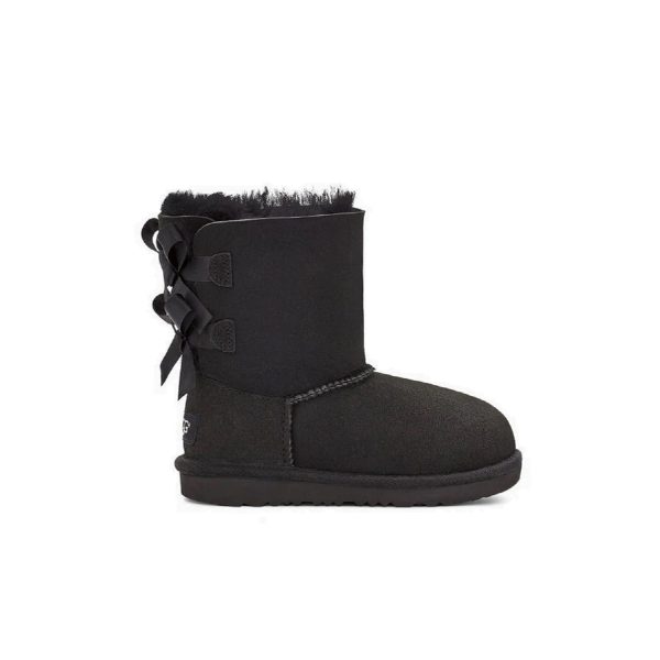 UGG Kids  Bailey Bow II (Black) Hot on Sale