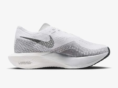 Women s Nike ZoomX Vaporfly Next% 3 Running Shoe- White Dark Smoke Grey Particle Grey- Regular (B) For Cheap