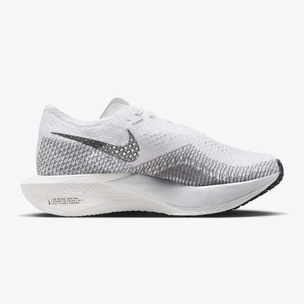 Women s Nike ZoomX Vaporfly Next% 3 Running Shoe- White Dark Smoke Grey Particle Grey- Regular (B) For Cheap