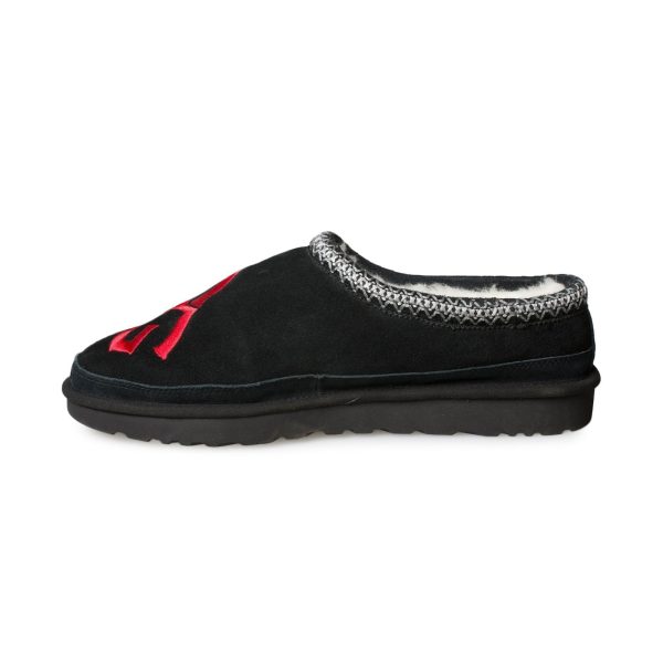 UGG Tasman Logo Black Slippers - Men s Sale