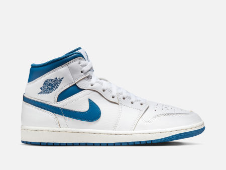 Air Jordan 1 Mid Industrial Blue Online now